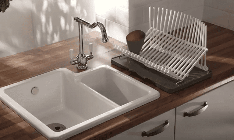 سینک ظرفشویی سنگی سفید