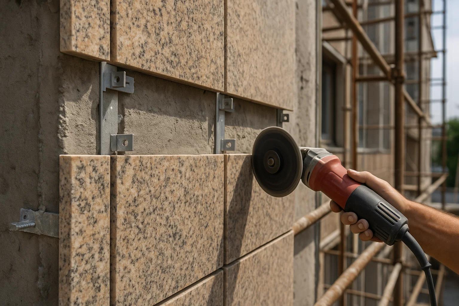اسکوپ کردن سنگ گرانیت