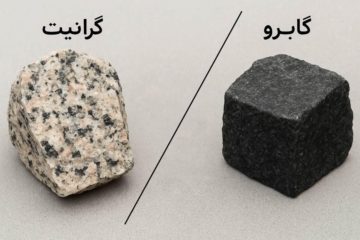تفاوت سنگ گرانیت و گابرو چیست؟ + مقایسه سنگ گرانیت با سنگ گابرو