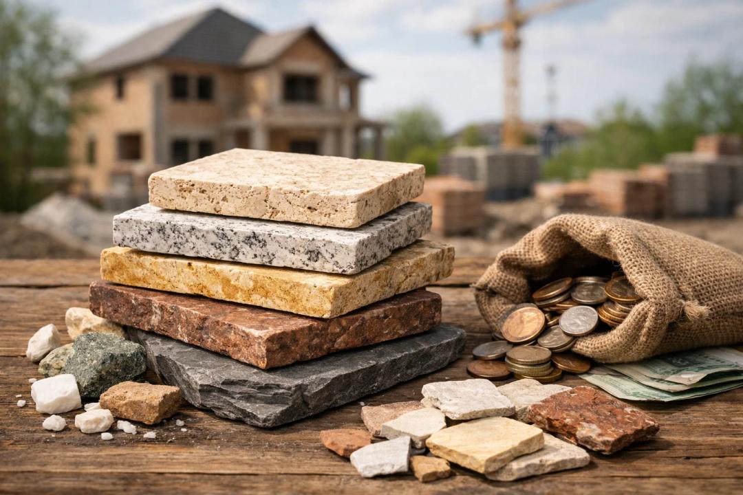 ارزانترین سنگ ساختمانی + لیست سنگ های ساختمانی ارزان