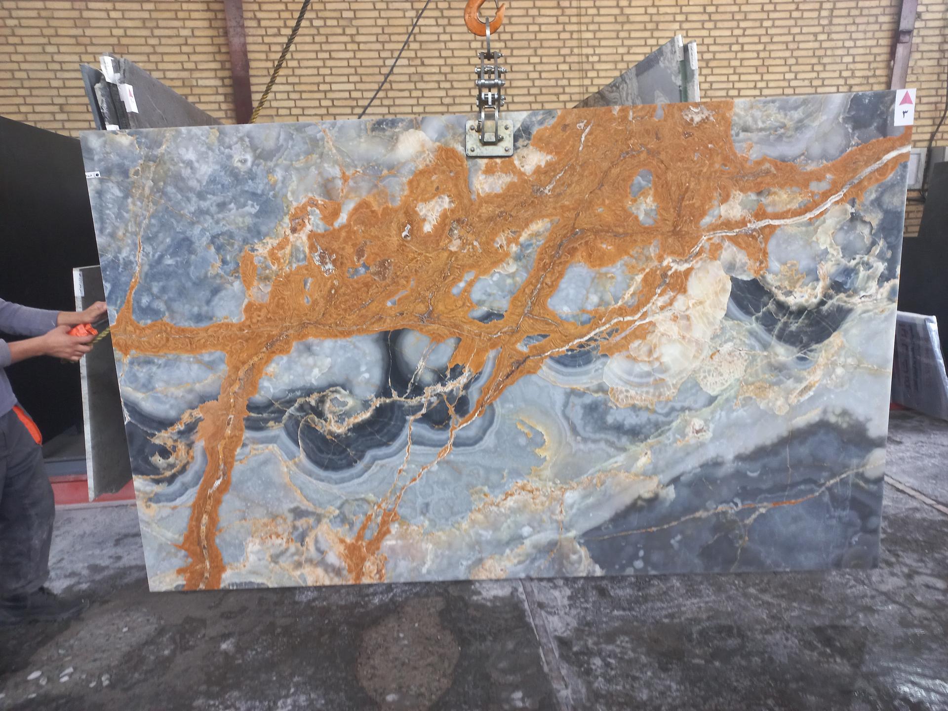 سنگ مرمر آبی اقیانوسی