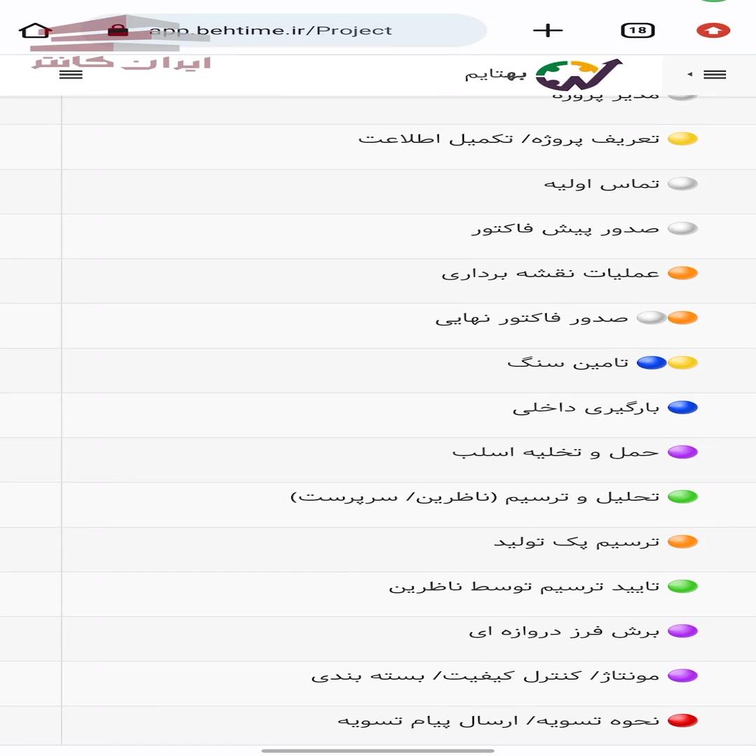 بارگیری داخلی در بهتایم