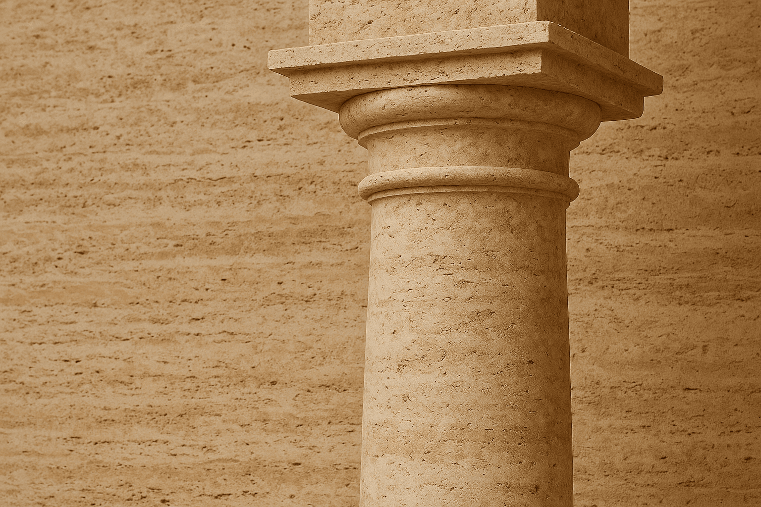 ستون سنگ تراورتن چیست؟ + ویژگی های سنگ تراورتن برای ستون